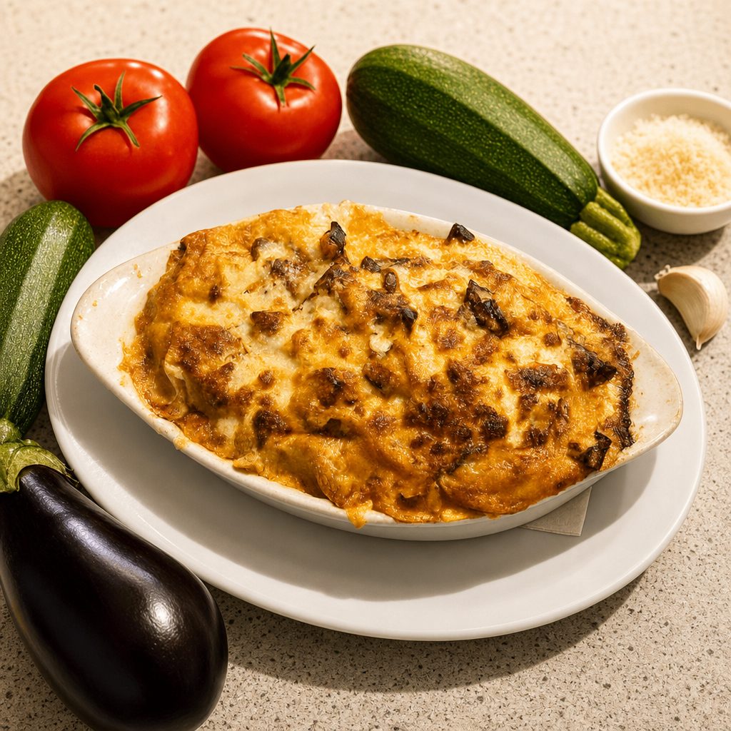 Santorini Lasagna.