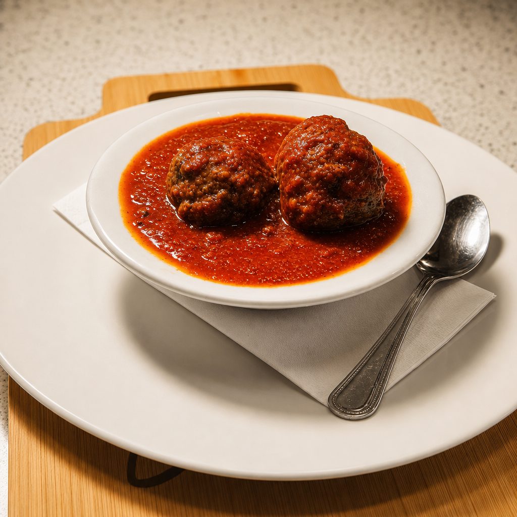 Two Meatballs & Sauce.