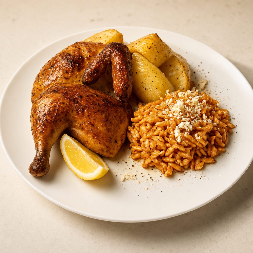 Baked Chicken Oregano.