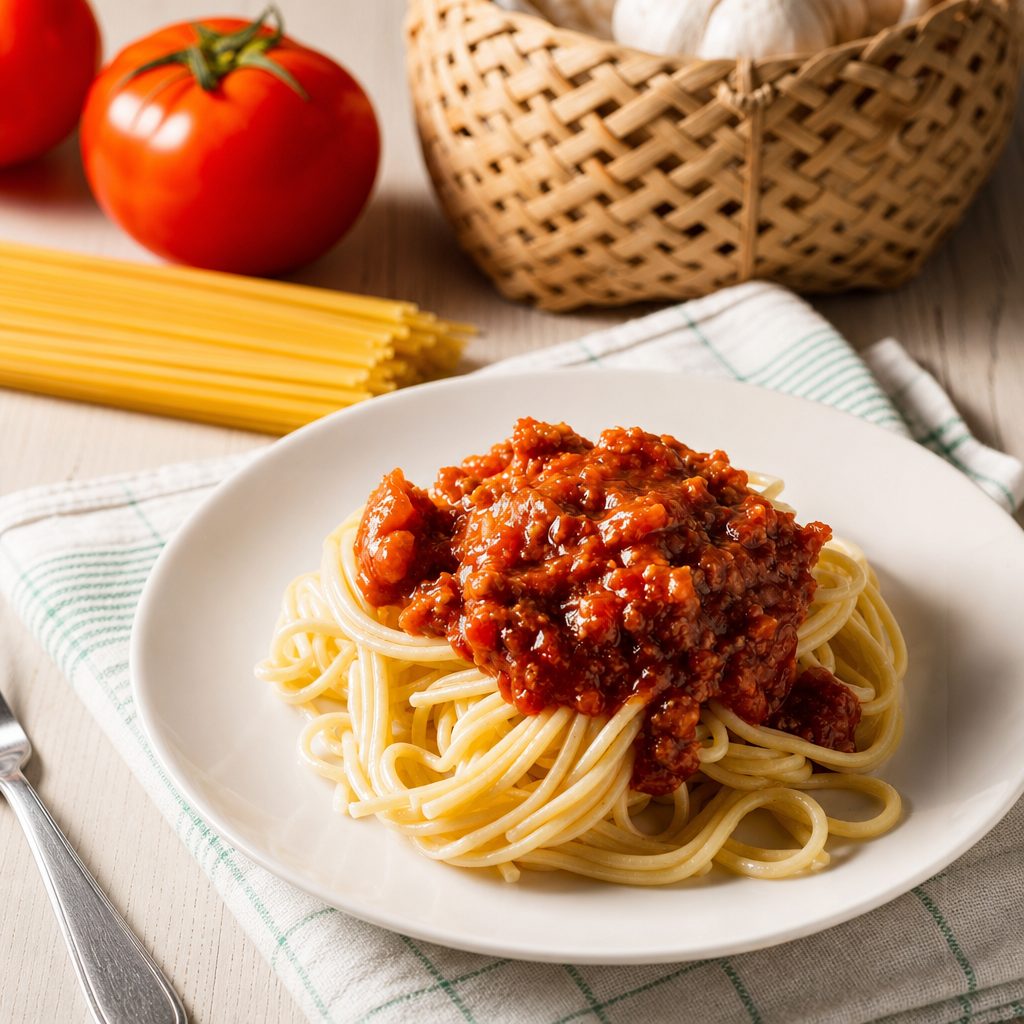 Junior's Spaghetti Plate.
