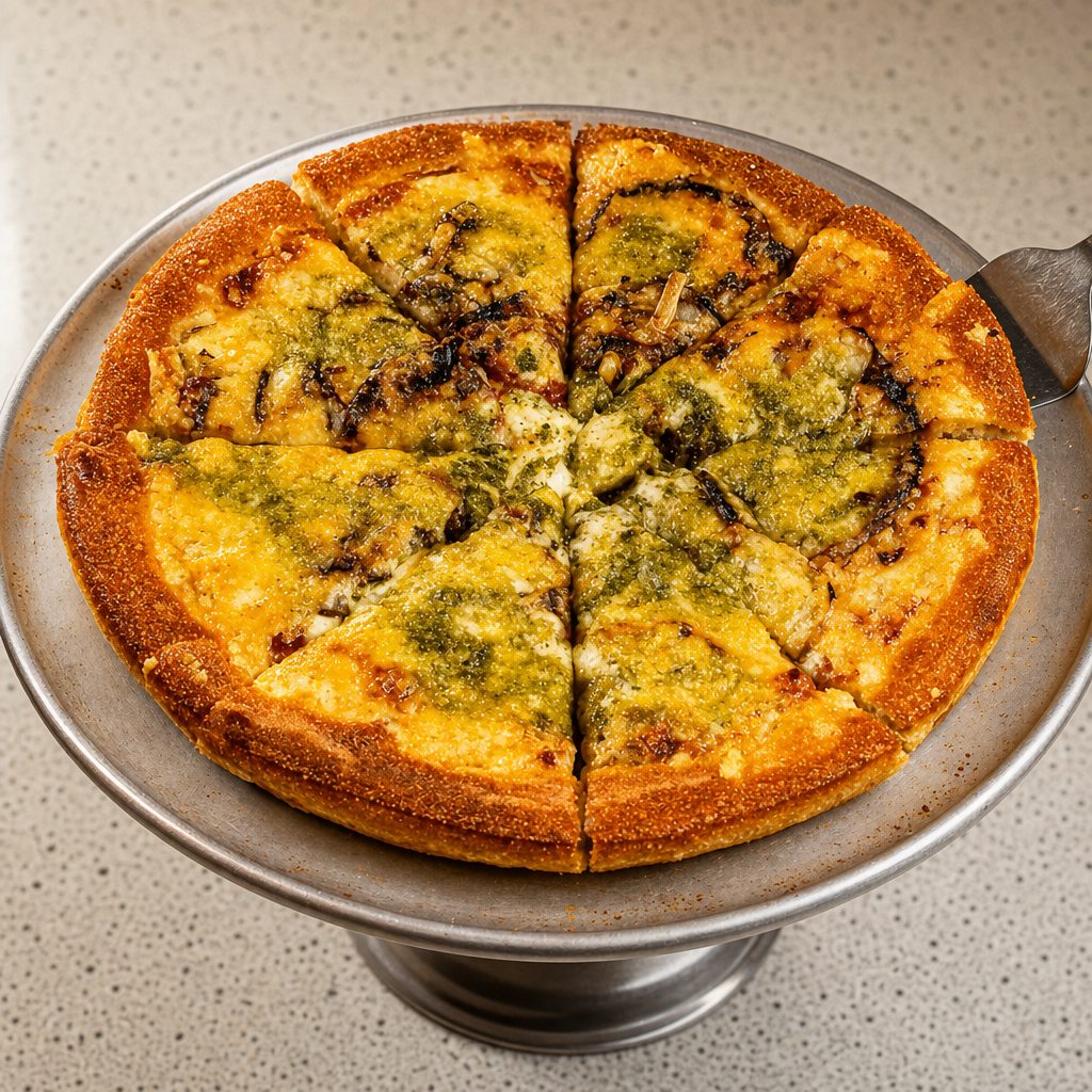 Pesto Pizza.